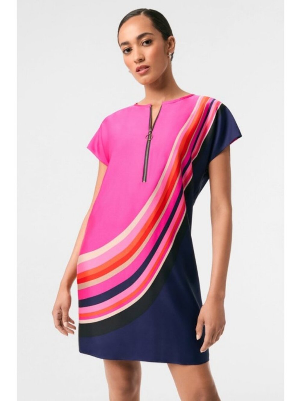 💕TRINA TURK💕 Hasil 2 Dress ~ TPM Teal Plum XL NWT - Picture 4 of 14